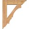 Ekena Millwork Balboa Traditional Smooth Bracket w/ Offset Brace, Western Red Cedar, 7 1/2"W x 30"D x 36"H BKT0806X30X36BOA01SWR - alternate 3